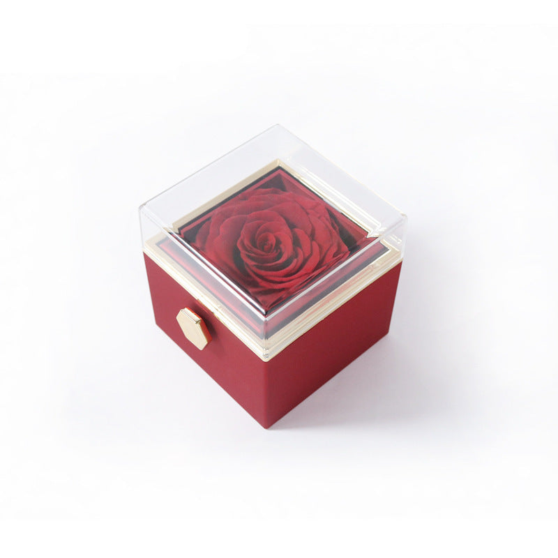 Éternelle élégance™ - Boîte à Bijoux et Rose Éternelle