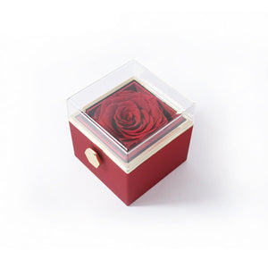 Éternelle élégance™ - Boîte à Bijoux et Rose Éternelle