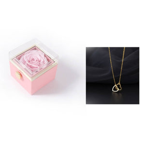 Éternelle élégance™ - Boîte à Bijoux et Rose Éternelle
