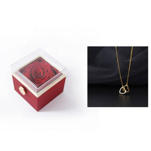 Éternelle élégance™ - Boîte à Bijoux et Rose Éternelle