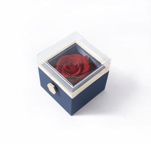 Éternelle élégance™ - Boîte à Bijoux et Rose Éternelle